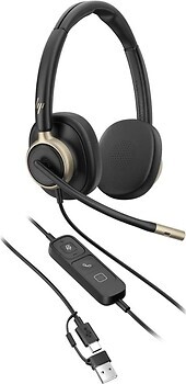Фото HP Mission 825 USB-C Duo ANC Black (C01FCAA#AC3)