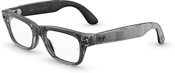 Фото Ray-Ban Meta Blayzer Optics Gen 2 Matte Transparent Ice Grey/ Demo Lens