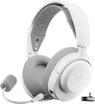 Фото SteelSeries Arctis Nova 3 Wireless White (61776)