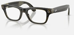 Фото Ray-Ban Meta Blayzer Optics Gen 2 Shiny Transparent Dark Olive/ Demo Lens