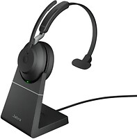 Фото Jabra Evolve2 65 USB-A UC Mono with Charging Stand Black (26599-889-989)
