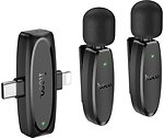 Фото Hoco L15 Dual-mic Lightning/Type-C Black
