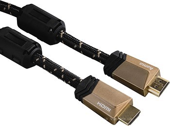Фото Hama HDMI - HDMI Premium High Speed Ferrite 1.5m (00122210)
