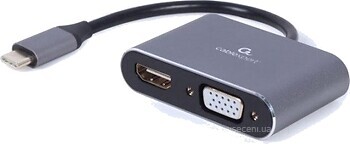 Фото Cablexpert USB-C - HDMI/VGA (A-USB3C-HDMIVGA-01)