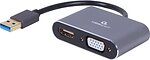 Фото Cablexpert USB - HDMI/VGA (A-USB3-HDMIVGA-01)