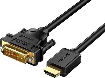 Фото Ugreen HD106 HDMI - DVI Black 2m