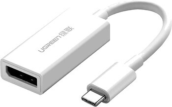 Фото Ugreen MM130 USB Type-C - DisplayPort 0.15m White (40372)