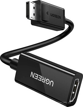 Фото Ugreen MM137 DisplayPort - HDMI 0.15m Black (70694)