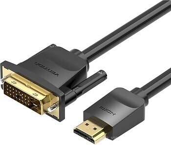 Фото Vention HDMI - DVI 2m Black (ABFBH)