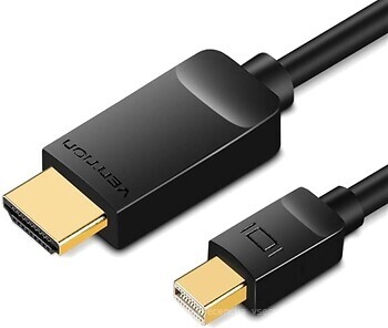 Фото Vention Mini DisplayPort - HDMI 1.5m Black (HAHBG)