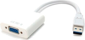 Фото Voltronic USB - VGA White (04789)