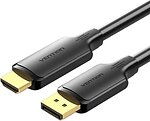 Фото Vention DisplayPort - HDMI 1.8m Black (HFOBAC)