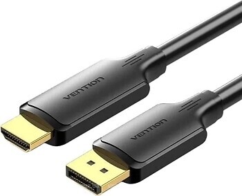 Фото Vention DisplayPort - HDMI 1.8m Black (HFOBAC)