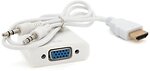 Фото Voltronic HDMI - VGA/mini-jack (YT-C-HDMI(M)/VGA(F)+AUX-W)