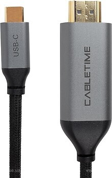 Фото Cabletime USB Type-C - HDMI 1.8m (CC10K)