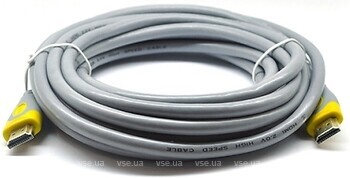 Фото Merlion HDMI - HDMI v2.0 3m Gray (YT-HDMI(M)/(M)V2.0-3.0m-G/07408)