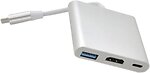 Фото Voltronic HDMI - HDMI/USB/Type C (YT-C-T-C(M)/HDMI(F)/USB3)