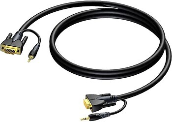 Фото Procab VGA/mini-jack - VGA/mini-jack 3m (CLV115/3)