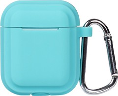 Фото Toto AirPods Plain Cover With Stripe Style Case Mint