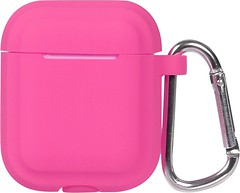 Фото Toto AirPods Plain Cover With Stripe Style Case Rose Red