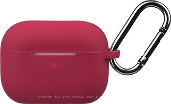 Фото 2E Pure Color Silicone Case 2.5 mm for Apple AirPods Pro Cherry Red (2E-PODSPR-IBPCS-2.5-CHR)