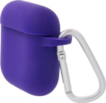 Фото Blueo Silicone Case With Carbine for Apple AirPods Purple