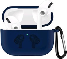 Фото BeCover Silicone Protection for Apple AirPods Pro Navy Blue (704495)