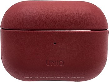 Фото Uniq Terra Genuine Leather Snap Case for Apple AirPods Pro Mahogany