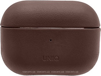 Фото Uniq Terra Genuine Leather Snap Case for Apple AirPods Pro Sepia