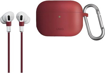 Фото Uniq Vencer Silicone Hang Case for Apple AirPods Pro Burgundy