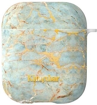 Фото Kingxbar Swarovski Plastic Case for Apple AirPods Turquoise Stone