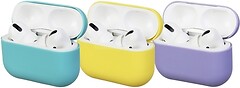 Фото ArmorStandart 3 Silicone Cases for Apple AirPods Pro Golden/Lavender/Mint Green