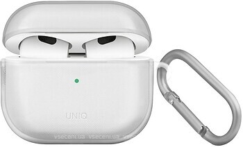 Фото Uniq Glase Hang Case Glossy for Apple AirPods 3 Clear