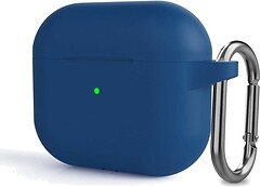 Фото Blueo Silicone Case With Carbine for Apple AirPods 3 Deep Blue