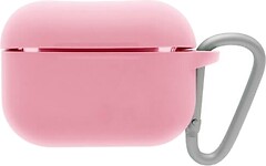 Фото Blueo Silicone Case With Carbine for Apple AirPods 3 Pink