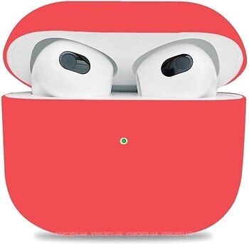 Фото ArmorStandart Ultrathin Silicone Case for Apple AirPods 3 Crimson (ARM60294)