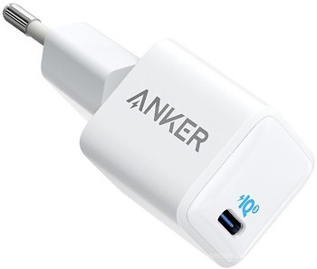 Фото Anker USB-C Wall Charger PowerPort III Nano 20W White (A2633G22)