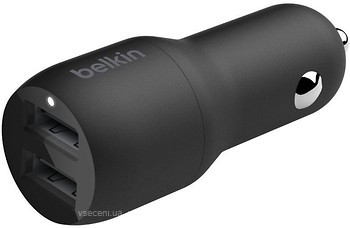 Фото Belkin Car Charger 24W (CCE002BT1MBK)