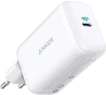 Фото Anker USB-C Wall Charger PowerPort III 65W White (A2712H21)
