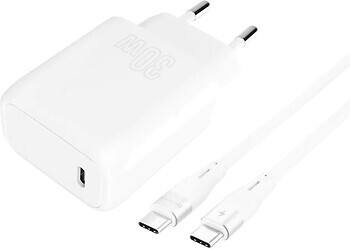 Фото Proove Rapid 30W (Type-C) White USB Type-C Cable (WCSP30022202)