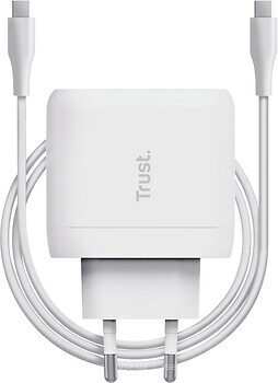 Фото Trust Maxo 65W USB-C PD White USB Type-C Cable (25139)