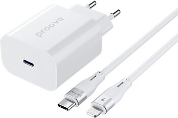 Фото Proove Rapid 20W (Type-C) Lightning Cable White (WCRP20012102)