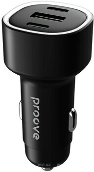 Фото Proove Car Charger Flash USB+2xUSB-C 60W Black (CCFL60111201)