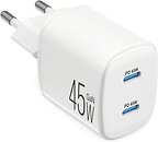 Фото Brevia ePowerGaN PD45W 2xUSB-C (44045GDCW)