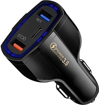 Фото Xiamen 2USB Type-C PD35W QC 3.0 Black (050553)
