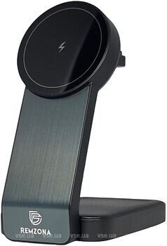 Фото Remzona Bendy 3 in 1 15W Black (WCH-03BK)