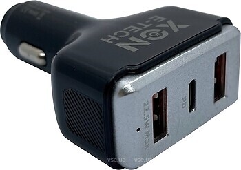 Фото XON MaxCharge Type-C 75W Type-C PD30 + 2 x Type-A Black (CM2A1C75WB 3517)