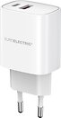 Фото Euroelectric USB-A+Type-C 30W QC3.0 White (Charger-18/30W)