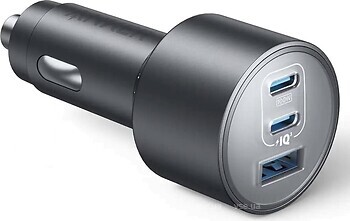 Фото Anker USB-C Fast Car 3-Port Charger 167.5W (A27376A1)