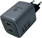 Фото Remzona Giwell Duo C4 GaN 45W (CHCC-04BK)